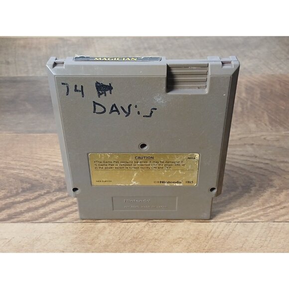 Magician (Nintendo Entertainment System, 1991 NES) Game Only - Tested - Picture 2 of 3